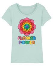 Load image into Gallery viewer, Flower Power Women&#39;s T-Shirt available in a variety of colours