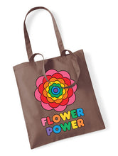 Load image into Gallery viewer, Flower Power Tote Bag