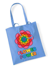 Load image into Gallery viewer, Flower Power Tote Bag