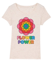 Load image into Gallery viewer, Flower Power Women&#39;s T-Shirt available in a variety of colours