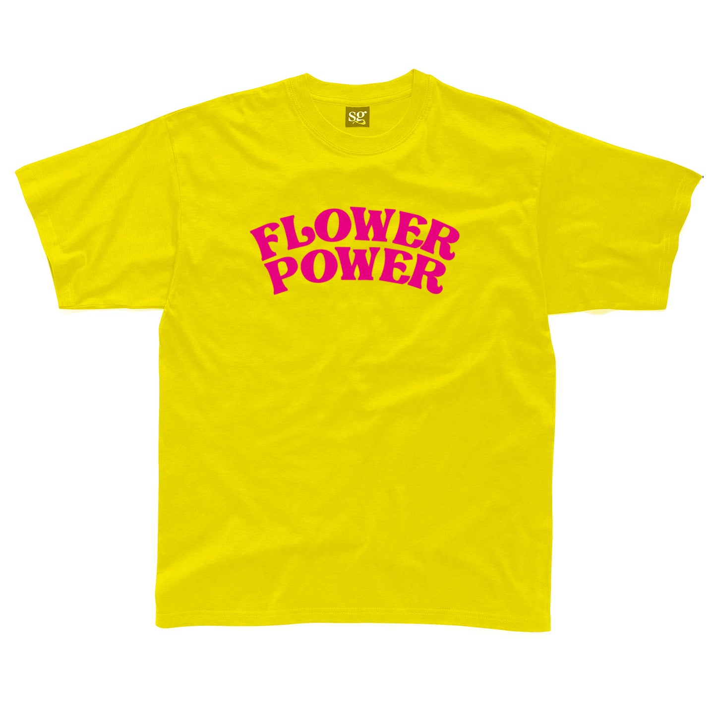 Flower Power text kids t-shirt