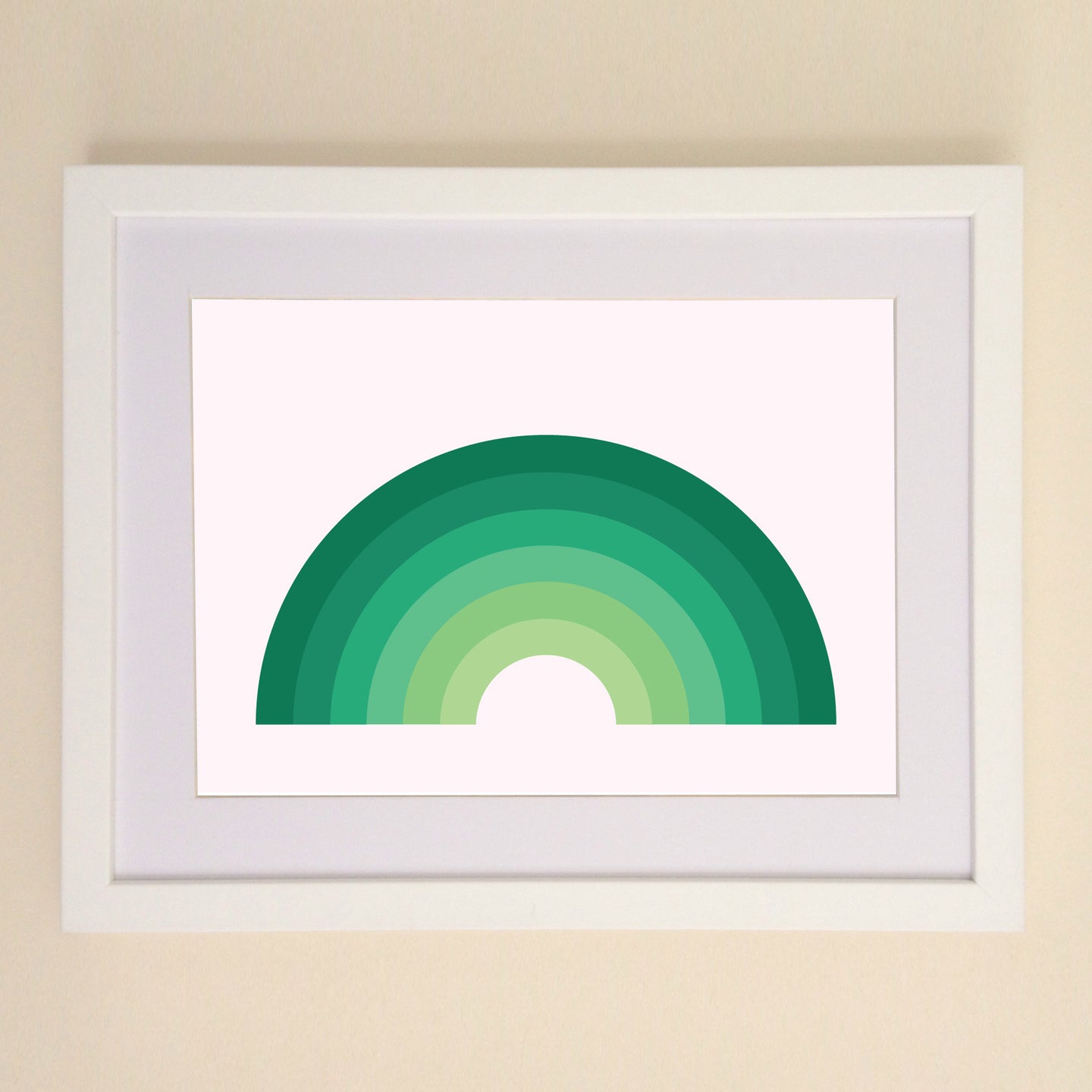 Green Rainbow A4, A3 or 50cm x 70cm print