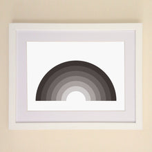 Load image into Gallery viewer, Greyscale Rainbow A4, A3 or 50cm x 70cm print