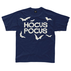 Hocus Pocus Glow in The Dark Navy Kids T-Shirt