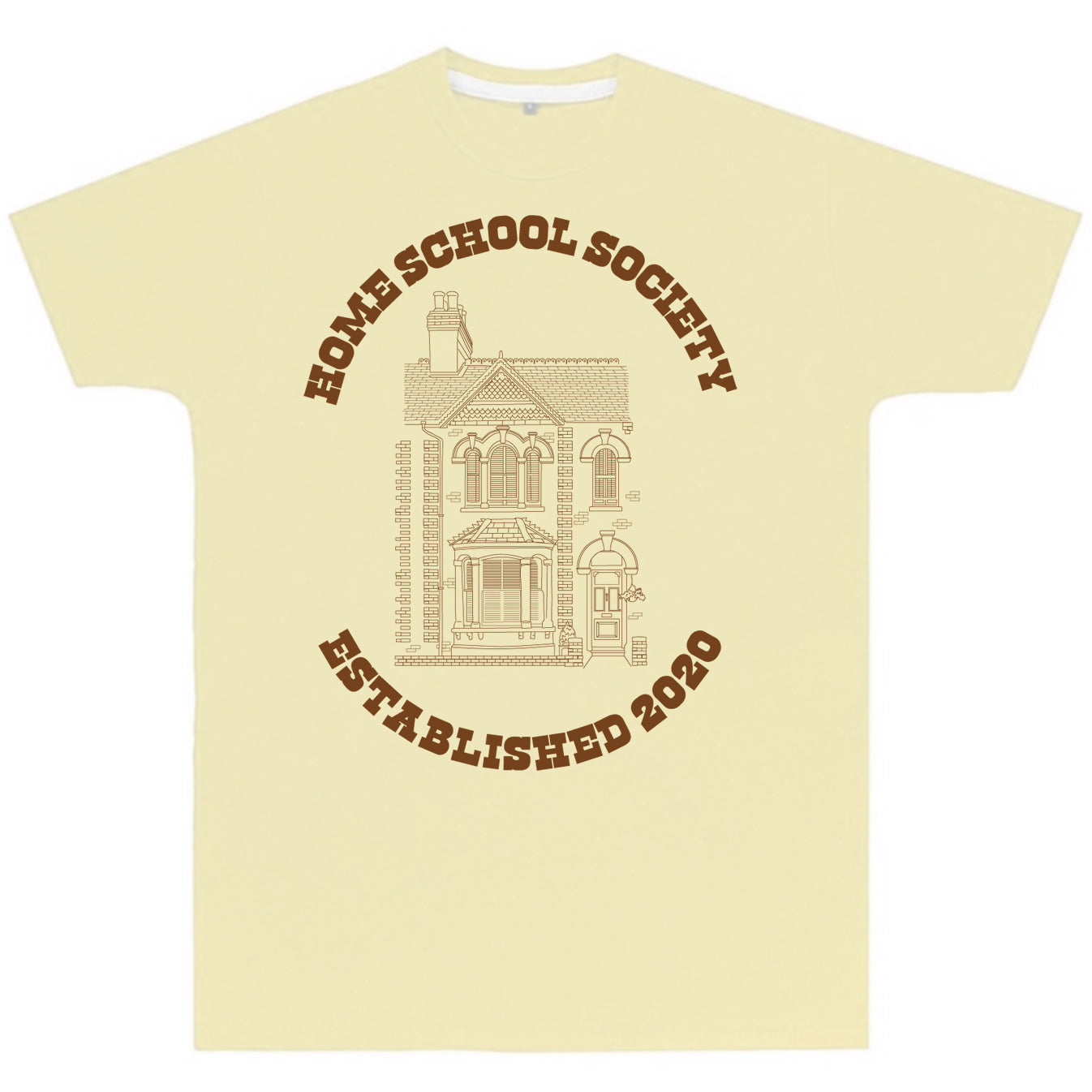 Home School Society Cream Mens T-Shirt