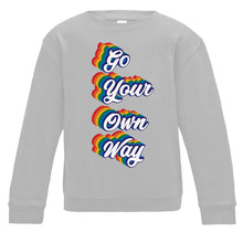 Load image into Gallery viewer, Go Your Own Way Kids Sweatshirt