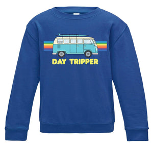 Day Tripper VW Camper Kids Sweatshirt