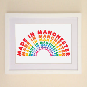 Made In Manchester A4, A3 or 50cm x 70cm print (different places available on request!)