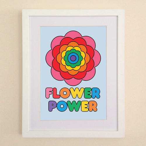 Flower Power A4, A3 or 50cm x 70cm print