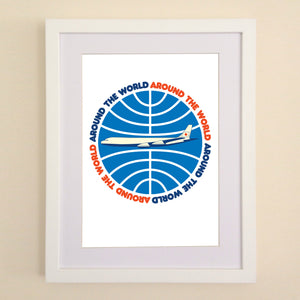 Around The World A4, A3 or 50cm x 70cm print