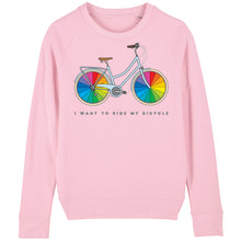 Load image into Gallery viewer, I Want To Ride My Bicycle Women&#39;s Sweatshirt