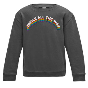 Jingle All The Way Kids Christmas Sweatshirt