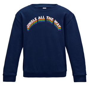 Jingle All The Way Kids Christmas Sweatshirt