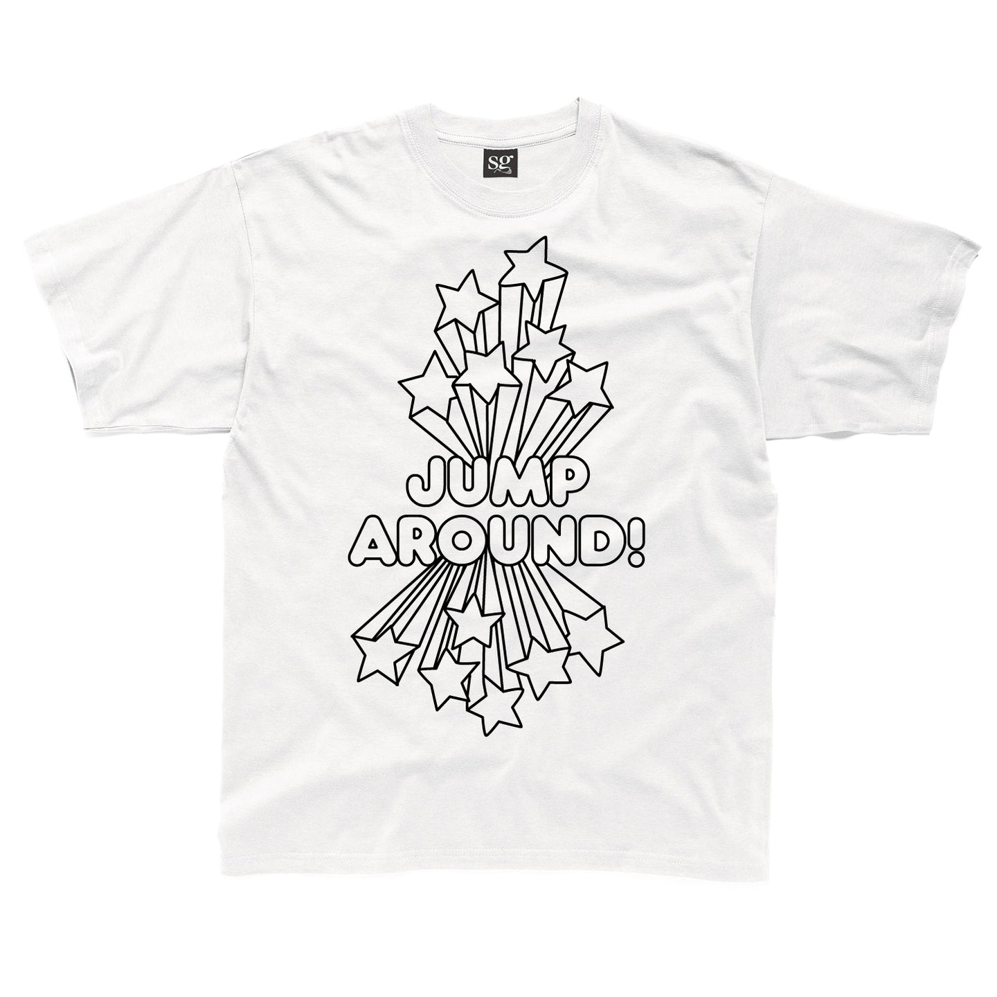 jump around age 1-2 colour in t-shirt  (SALE ITEM)