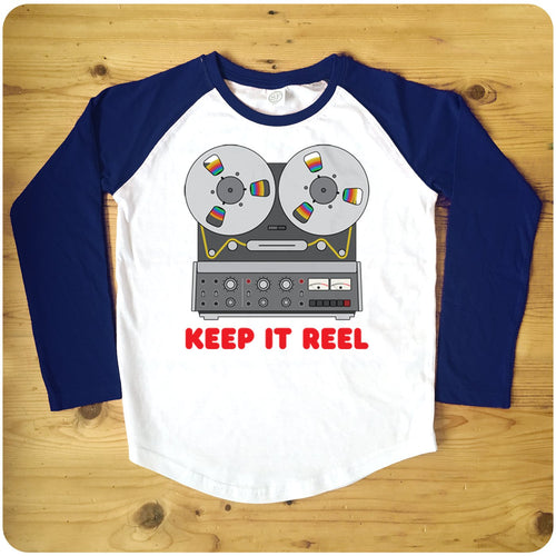 Keep It Reel Raglan Baseball Men's T-Shirt