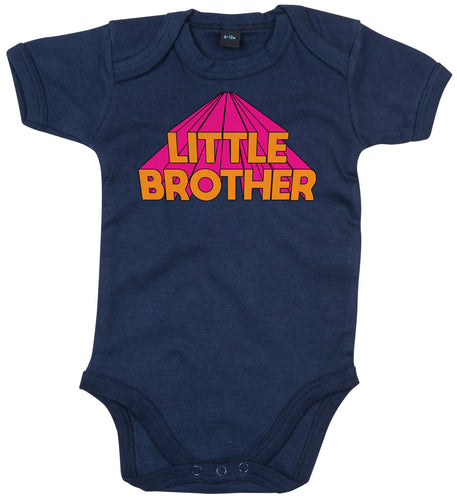 Little Brother Navy Babygrow / Bodysuit