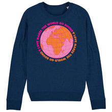 Load image into Gallery viewer, Love Makes The World Go Round Women&#39;s Sweatshirt