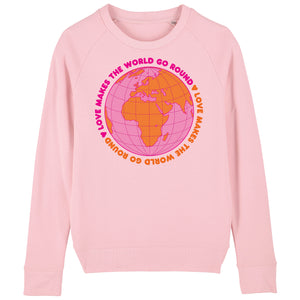 Love Makes The World Go Round Women's Sweatshirt