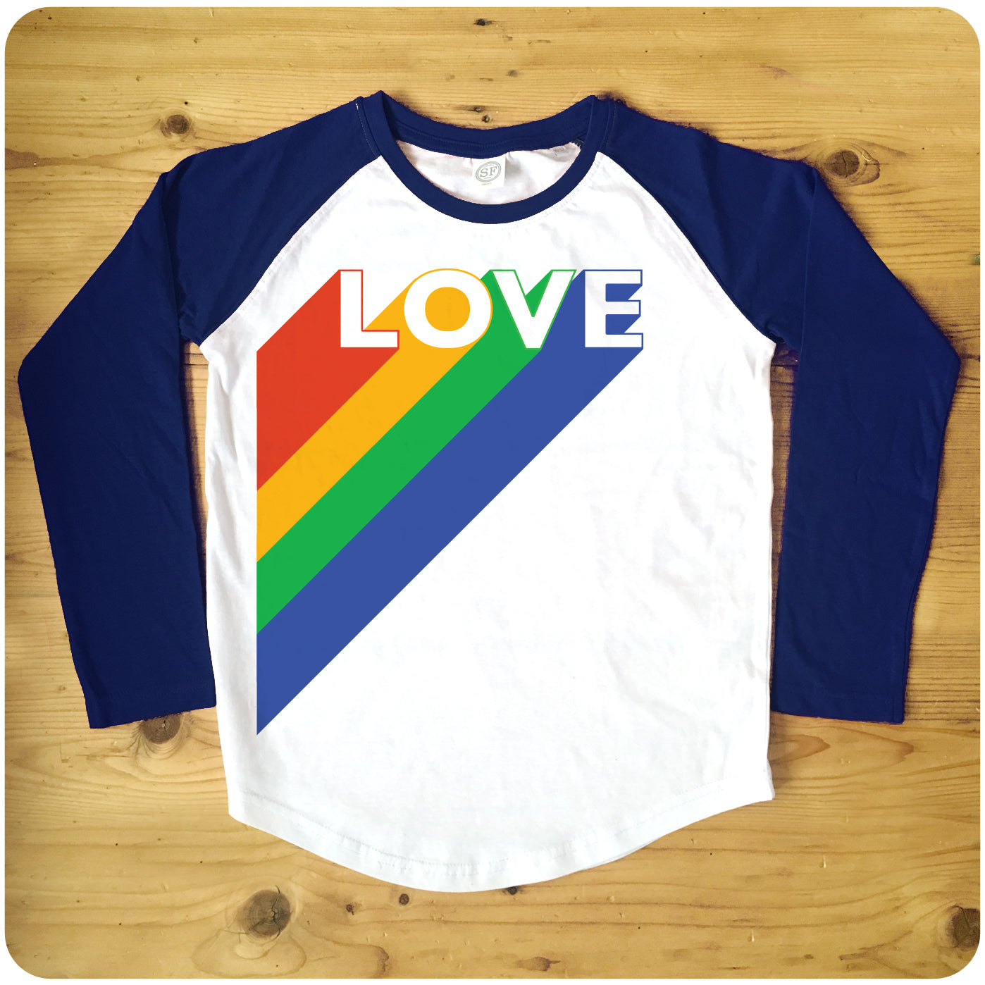 LOVE Raglan Baseball Men's T-Shirt