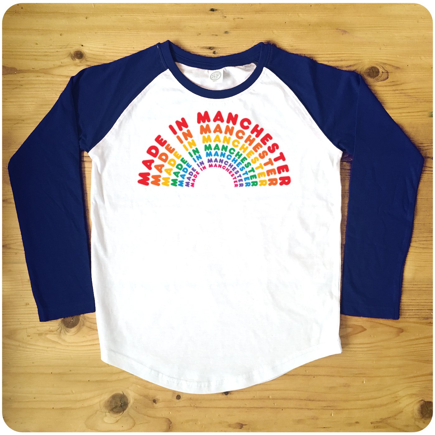 Made in Manchester Raglan Baseball Women's T-Shirt