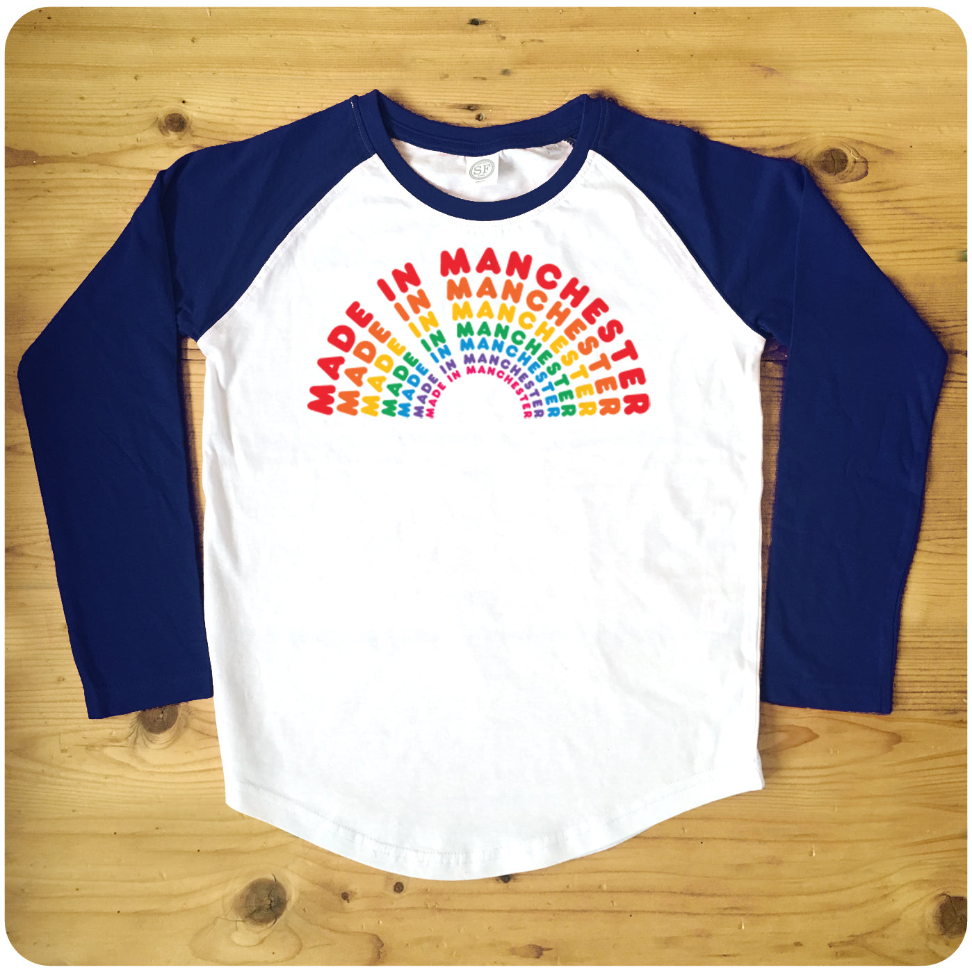 Made in Manchester Raglan Baseball Men's T-Shirt