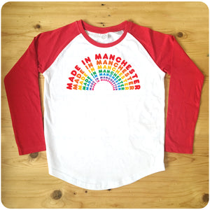 Made in Manchester Raglan Baseball Men's T-Shirt