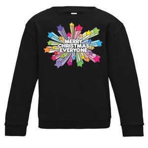 Merry Christmas Everyone Kids Sweatshirt