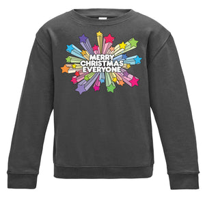 Merry Christmas Everyone Kids Sweatshirt