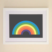 Load image into Gallery viewer, Mixed Up Rainbow A4, A3 or 50cm x 70cm print