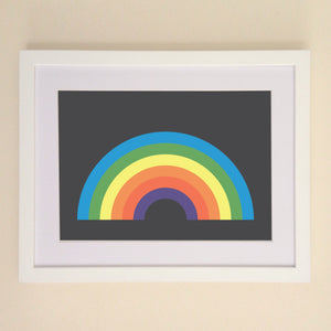 Mixed Up Rainbow A4, A3 or 50cm x 70cm print