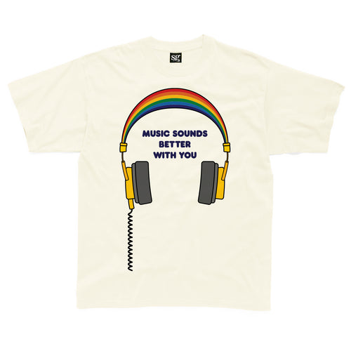 Music Sounds Better With You Kids T-Shirt