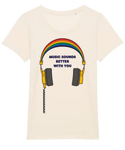 Load image into Gallery viewer, Music Sounds Better With You Women&#39;s T-Shirt