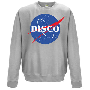 Space Disco Grey Adult Sweatshirt