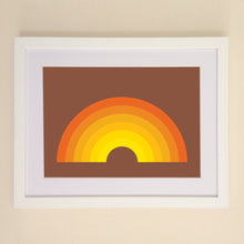 Load image into Gallery viewer, Orange Rainbow A4, A3 or 50cm x 70cm print