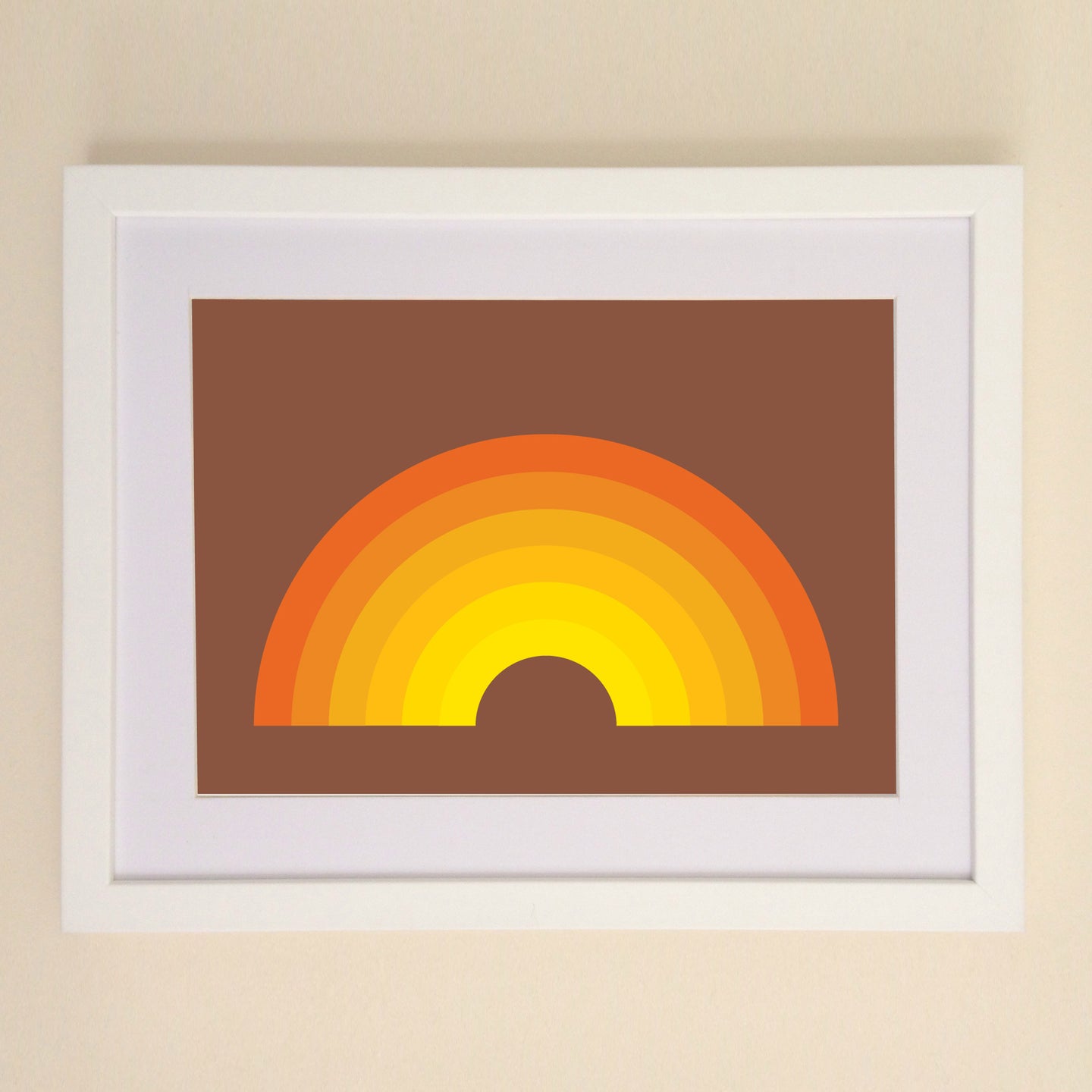 Orange Rainbow A4, A3 or 50cm x 70cm print