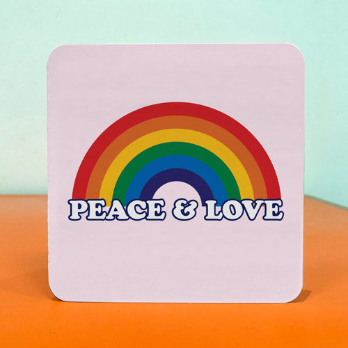 Peace & Love Greetings Card
