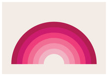 Load image into Gallery viewer, Pink Rainbow A4, A3 or 50cm x 70cm print