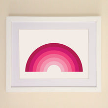 Load image into Gallery viewer, Pink Rainbow A4, A3 or 50cm x 70cm print