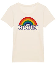 Load image into Gallery viewer, Personalised Rainbow Name Women&#39;s T-Shirt