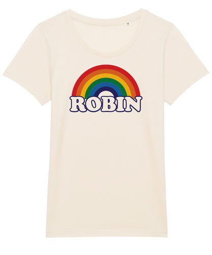 Personalised Rainbow Name Women's T-Shirt