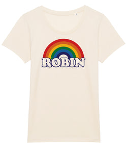 Personalised Rainbow Name Women's T-Shirt