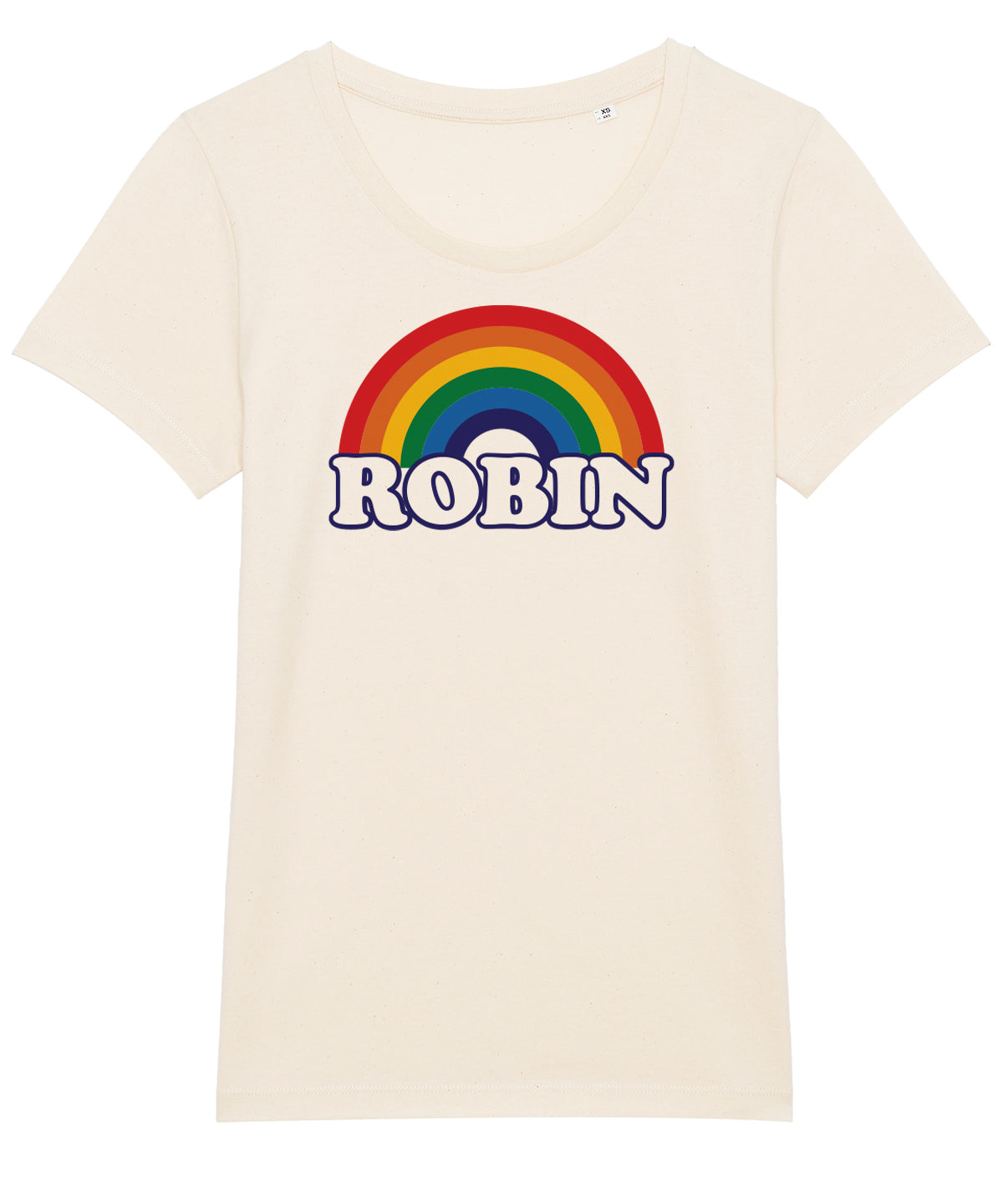 Personalised Rainbow Name Women's T-Shirt