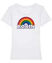 Load image into Gallery viewer, Personalised Rainbow Name Women&#39;s T-Shirt