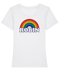 Personalised Rainbow Name Women's T-Shirt