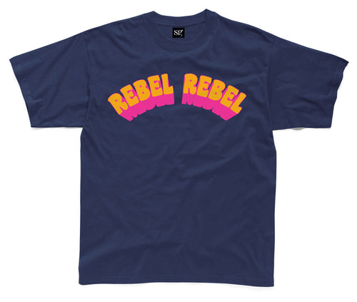 Rebel Rebel Navy Kids T-Shirt