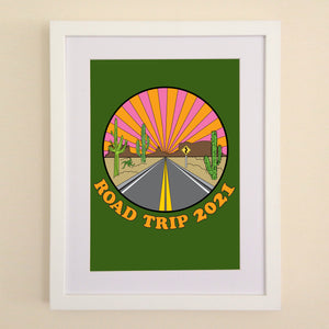 Road Trip 2021 A4, A3 or 50cm x 70cm print