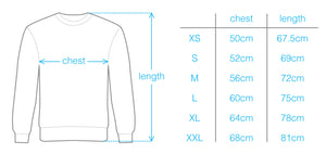 Christmas! Adult Rainbow Drop-shadow Sweatshirt available in a variety of colours