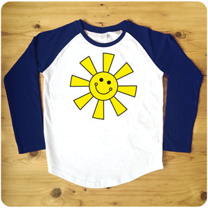 Sun Raglan Baseball Men's T-Shirt