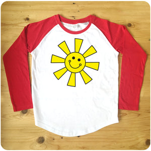 Sun Raglan Baseball Men's T-Shirt