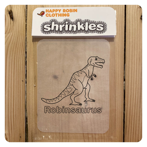 Personalised Tyrannosaurus Rex shrinkle